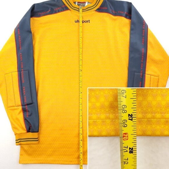 Uhlsport Soccer Goalie Jersey Goalkeeper Shirt Padded Feel Passion Men's Large - Picture 5 of 10